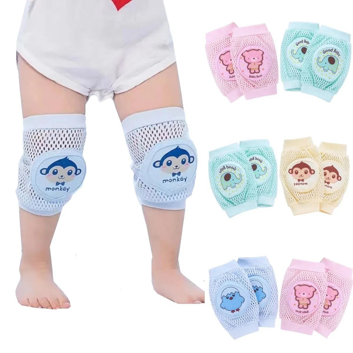 Baby Knee Pads Anti-Slip & Breathable (0–4 Years)
